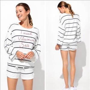 Sundry Anthro Vitamin Sea sweatshirt sz 4 XL